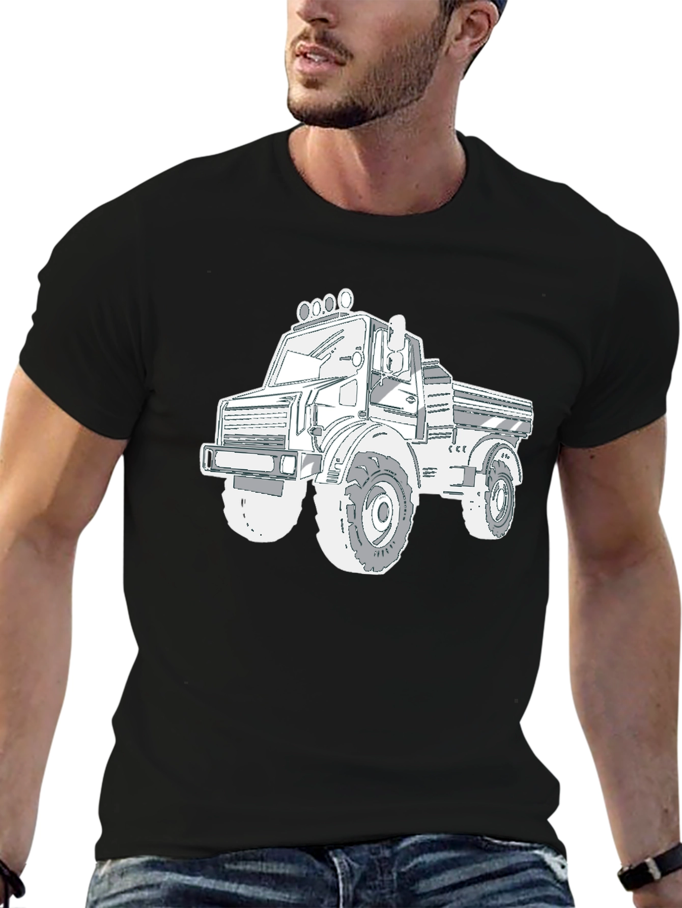 Off-Road Truck Graphic Tee - Black