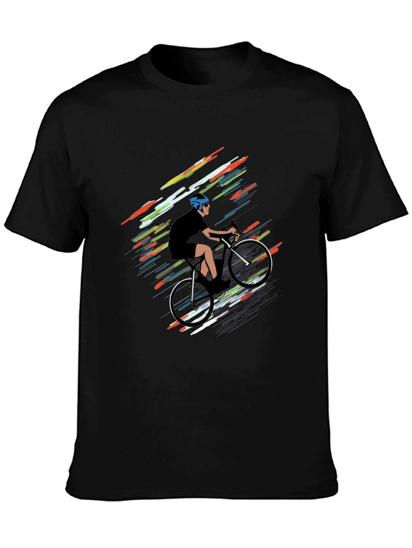 Cycling Graphic Tee - Stylish Rider Design
