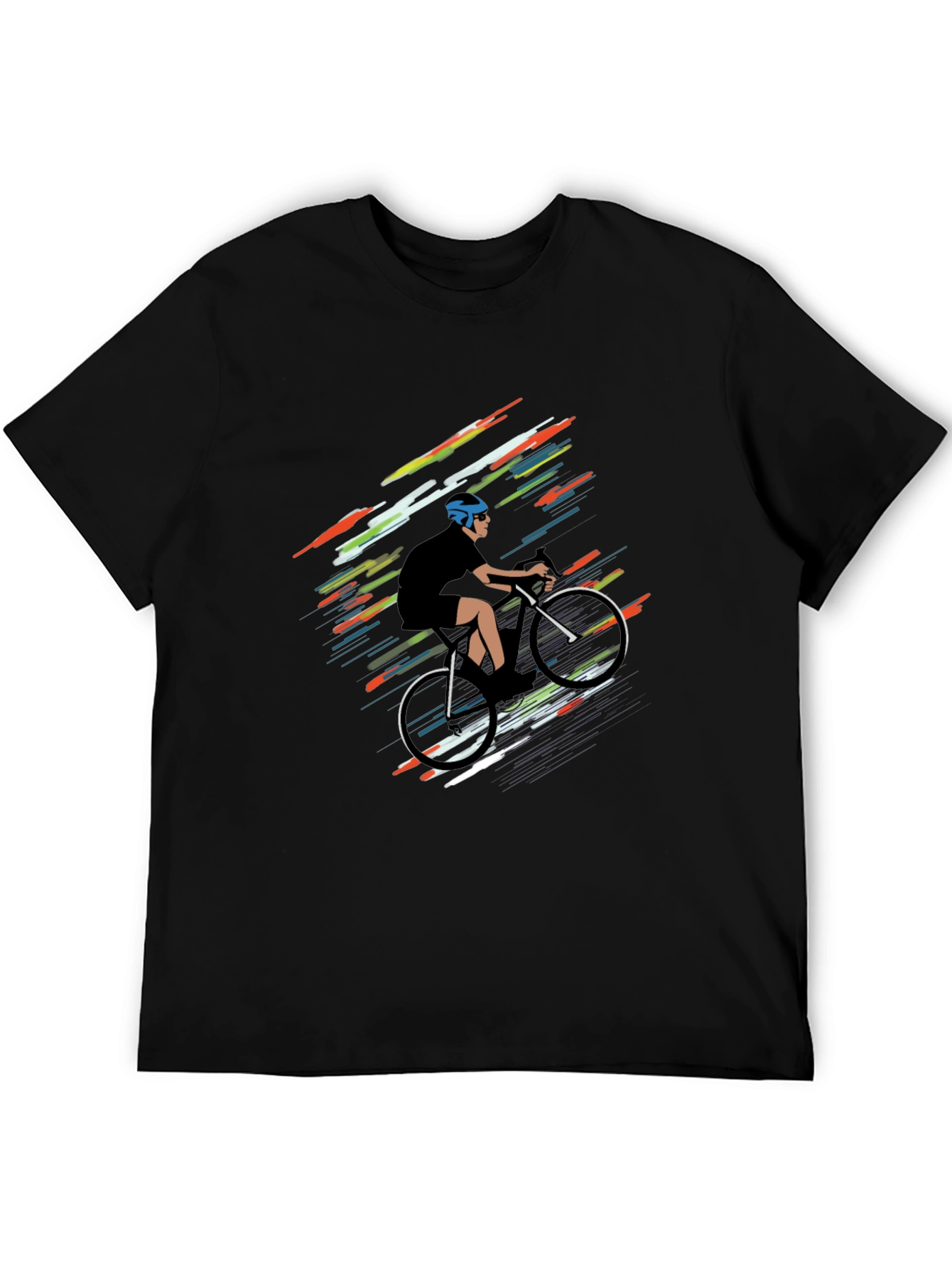 Cycling Graphic Tee - Stylish Rider Design