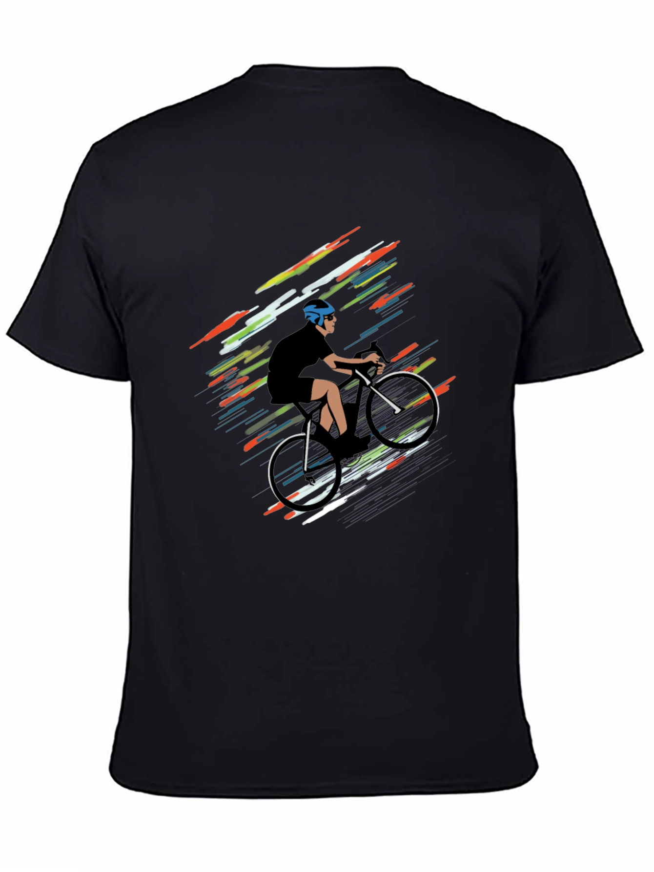Cycling Graphic Tee - Stylish Rider Design