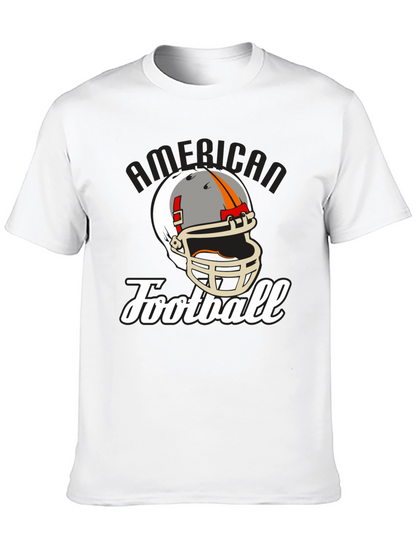 American Football Helmet Graphic T-Shirt