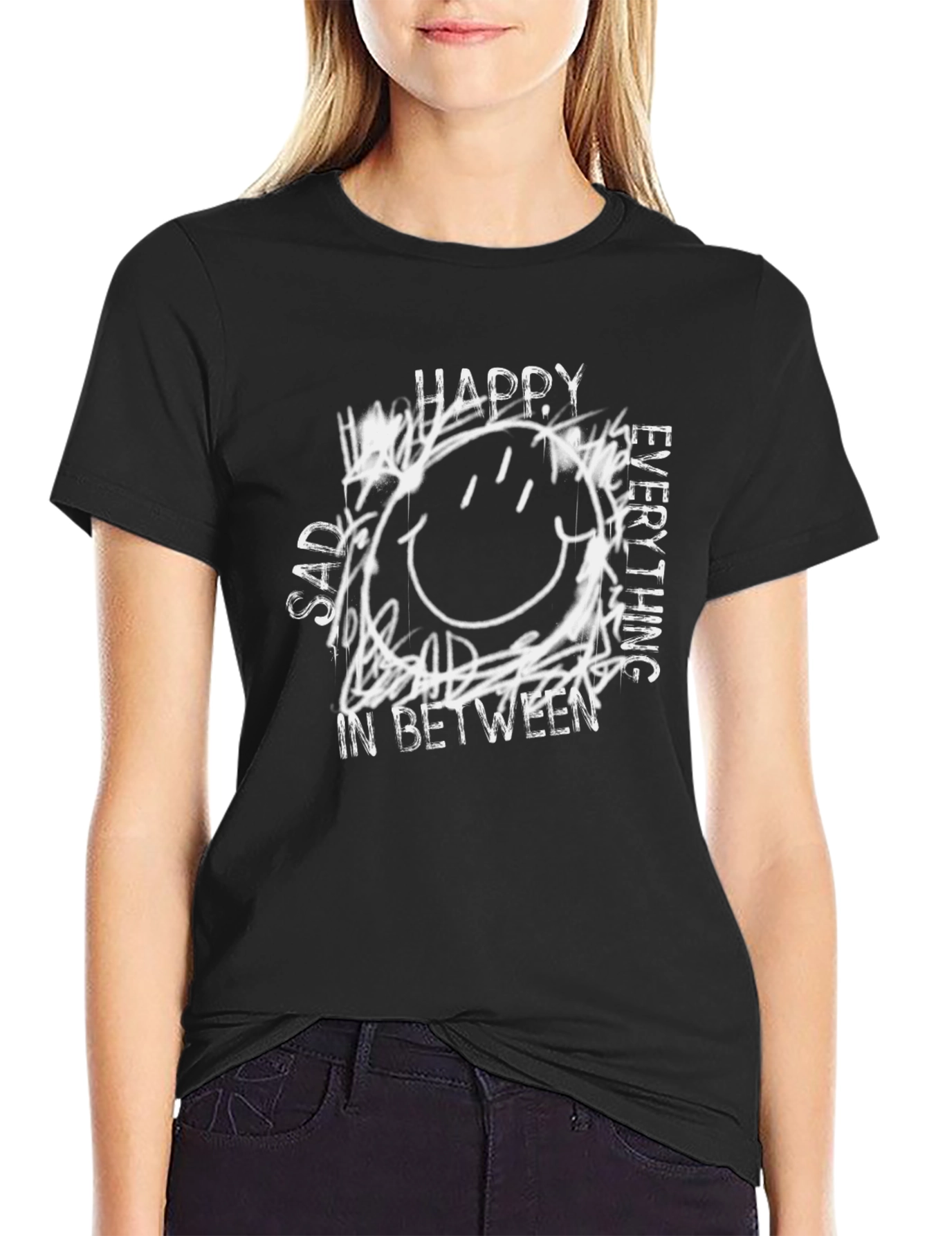 Happy Sad T-Shirt - Graphic Tee