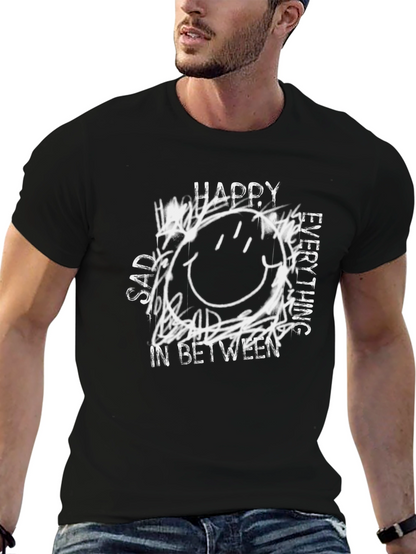 Happy Sad T-Shirt - Graphic Tee