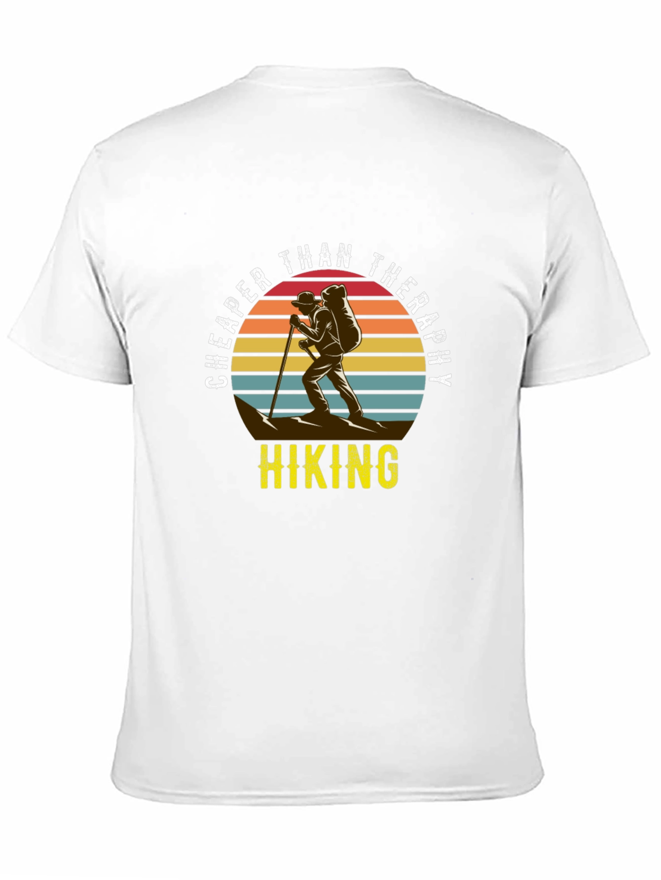 Cheaper Than Therapy Hiking Graphic T-Shirt