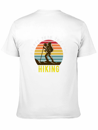 Cheaper Than Therapy Hiking Graphic T-Shirt