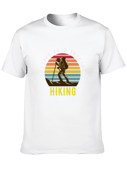 Cheaper Than Therapy Hiking Graphic T-Shirt