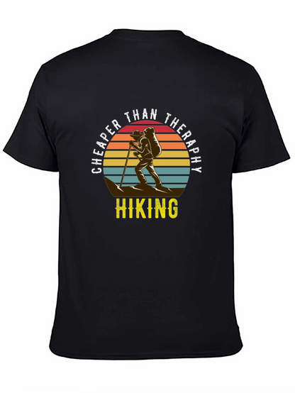 Cheaper Than Therapy Hiking Graphic T-Shirt