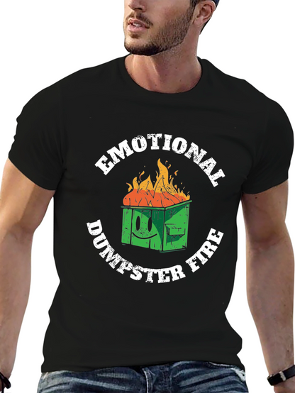 Emotional Dumpster Fire Graphic T-Shirt