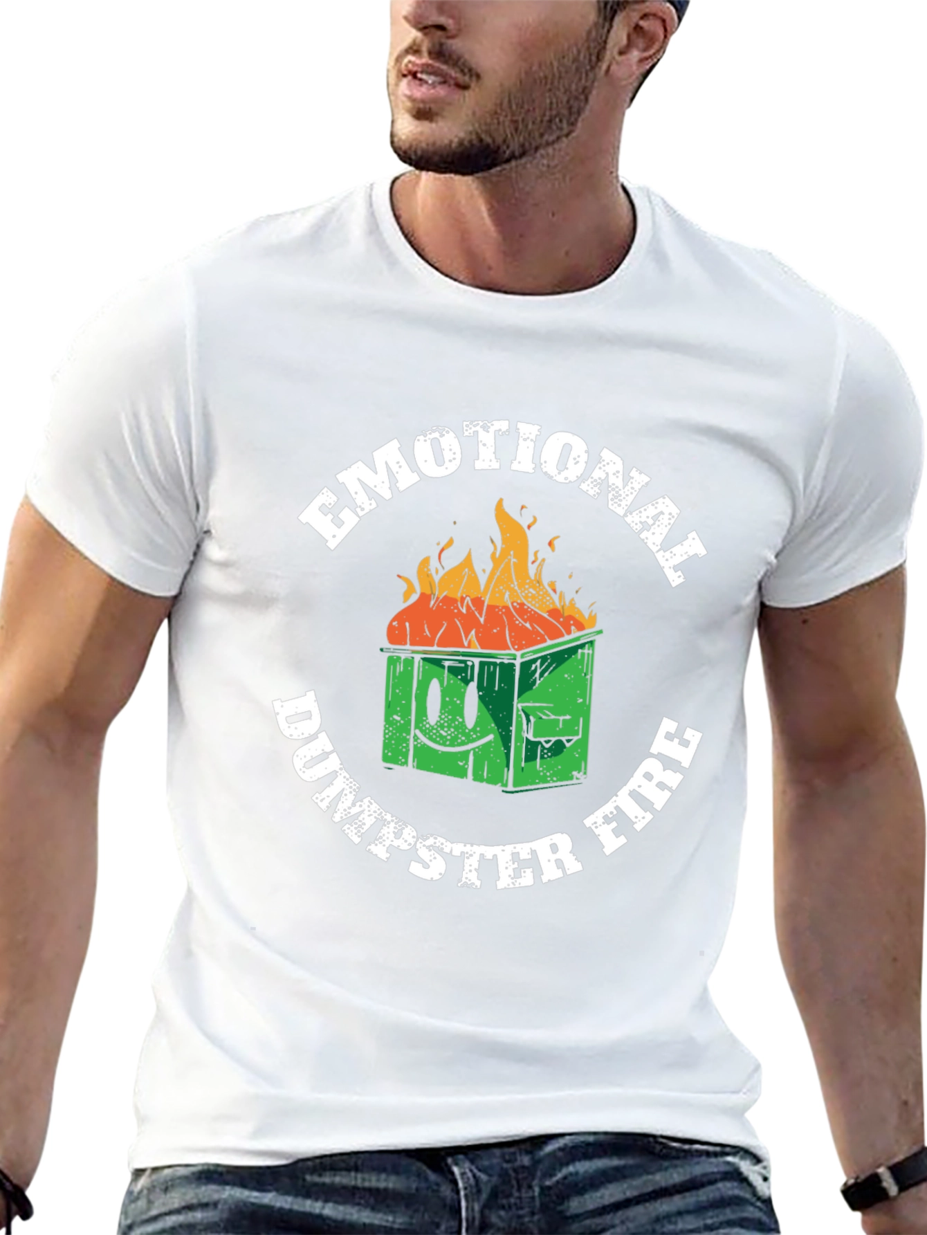 Emotional Dumpster Fire Graphic T-Shirt