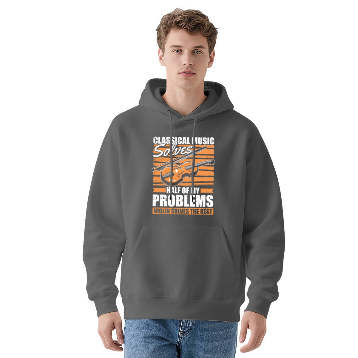 Classical Music Violin Problem-Solving Hoodie