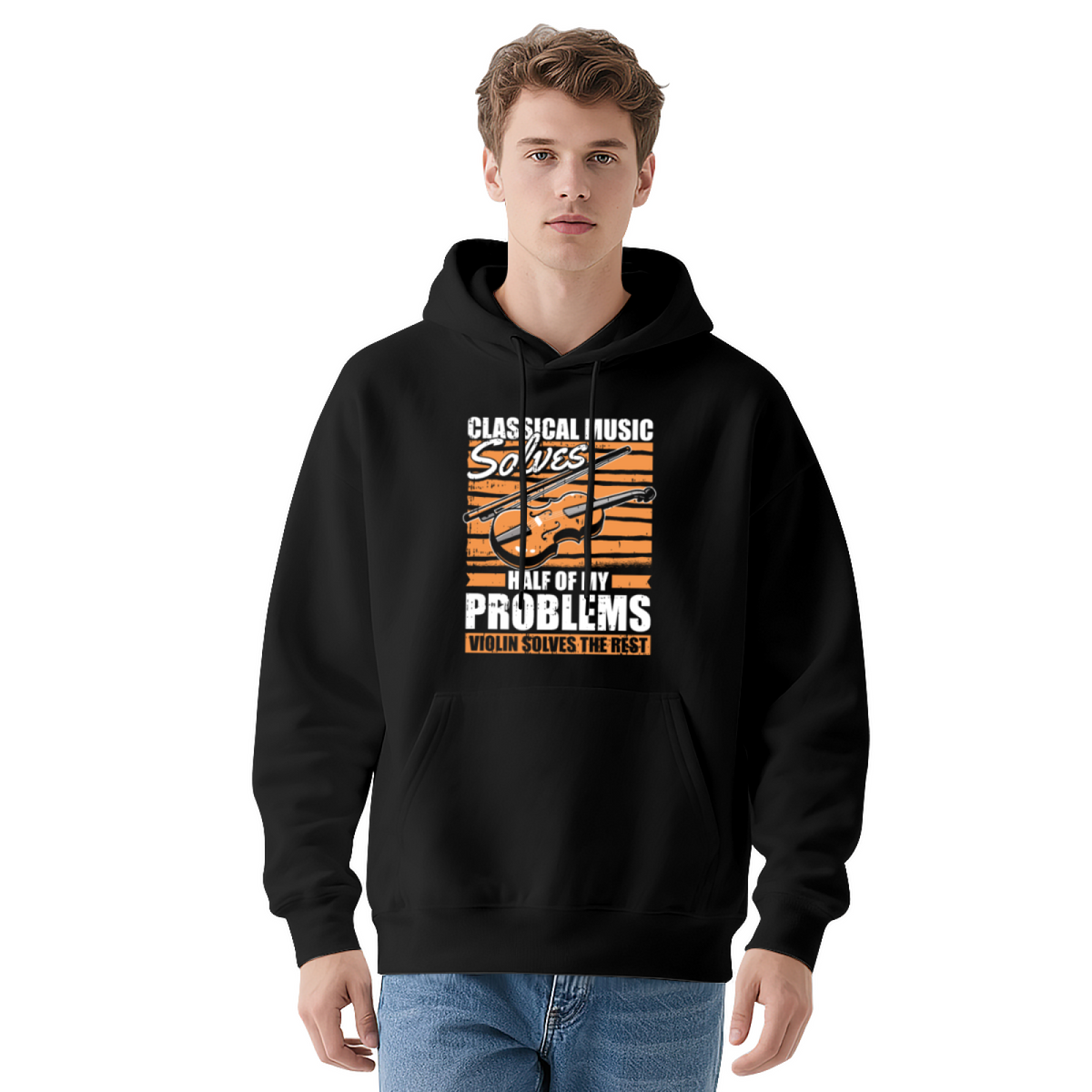 Classical Music Violin Problem-Solving Hoodie
