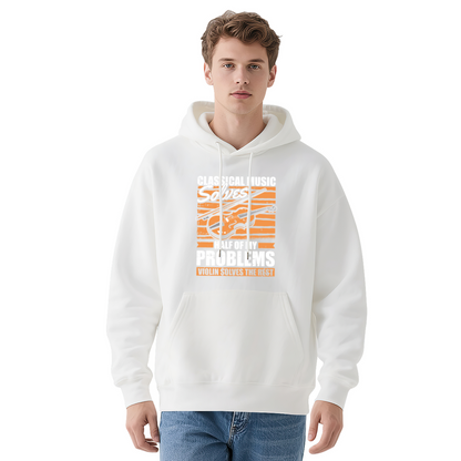 Classical Music Violin Problem-Solving Hoodie