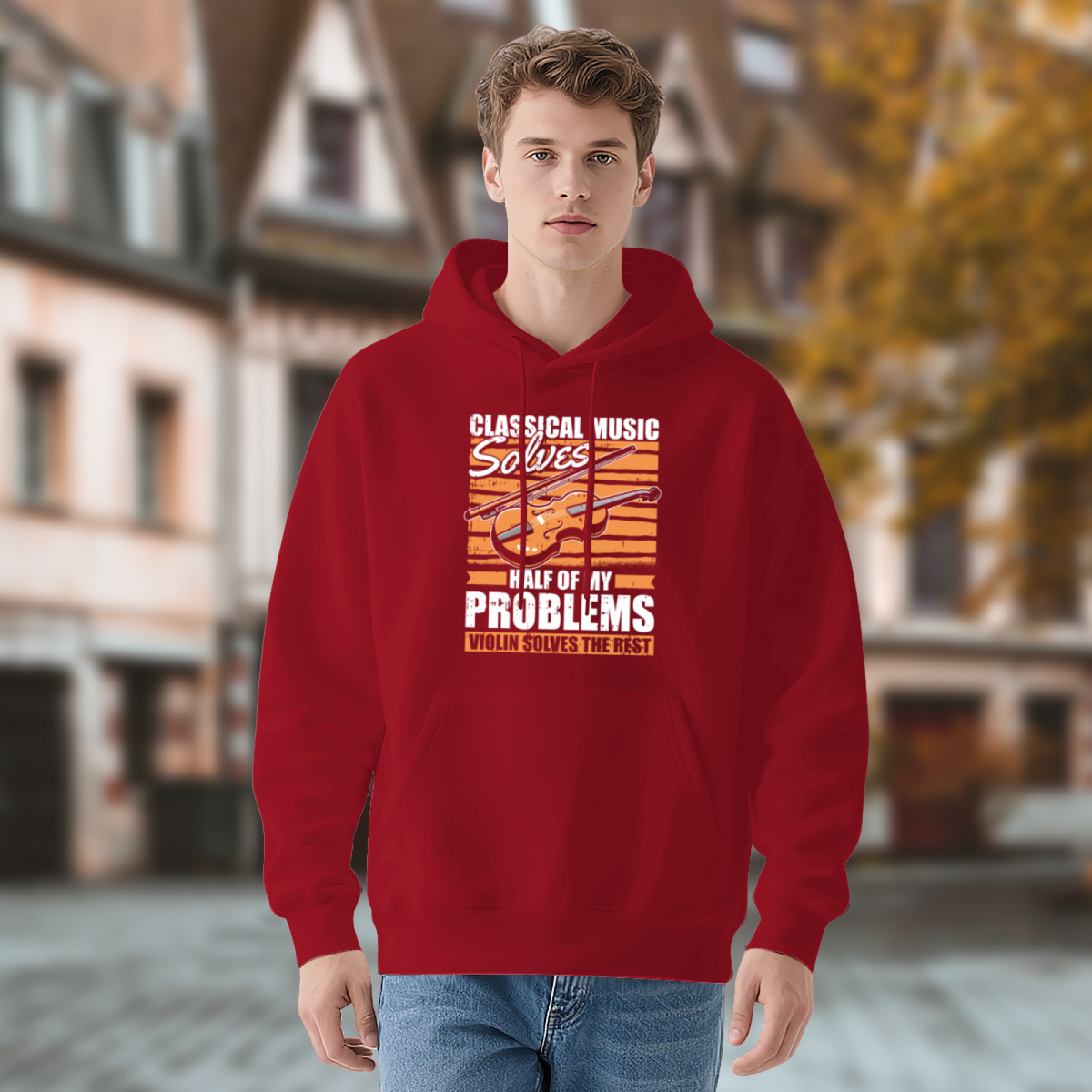 Classical Music Violin Problem-Solving Hoodie