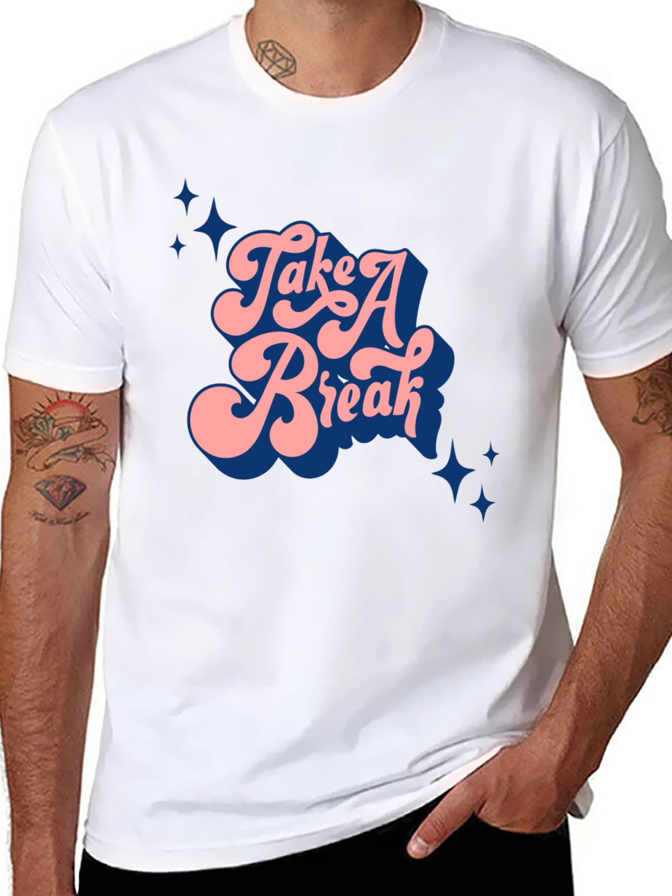 Retro Take A Break Graphic Tee