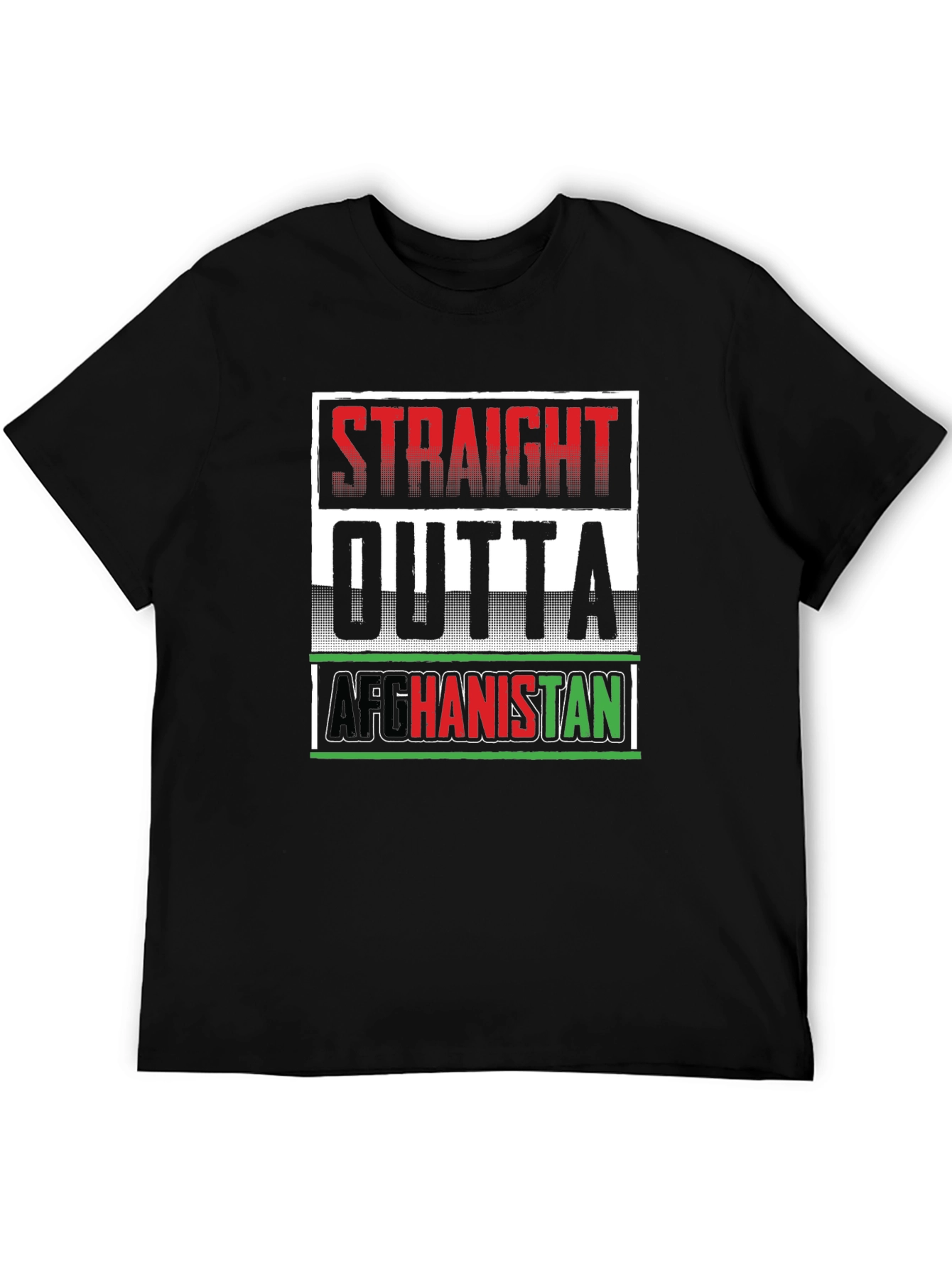 Straight Outta Afghanistan Graphic T-Shirt