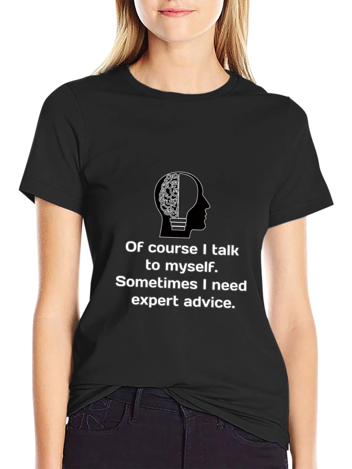 Expert Advice T-Shirt - Funny Brain Tee