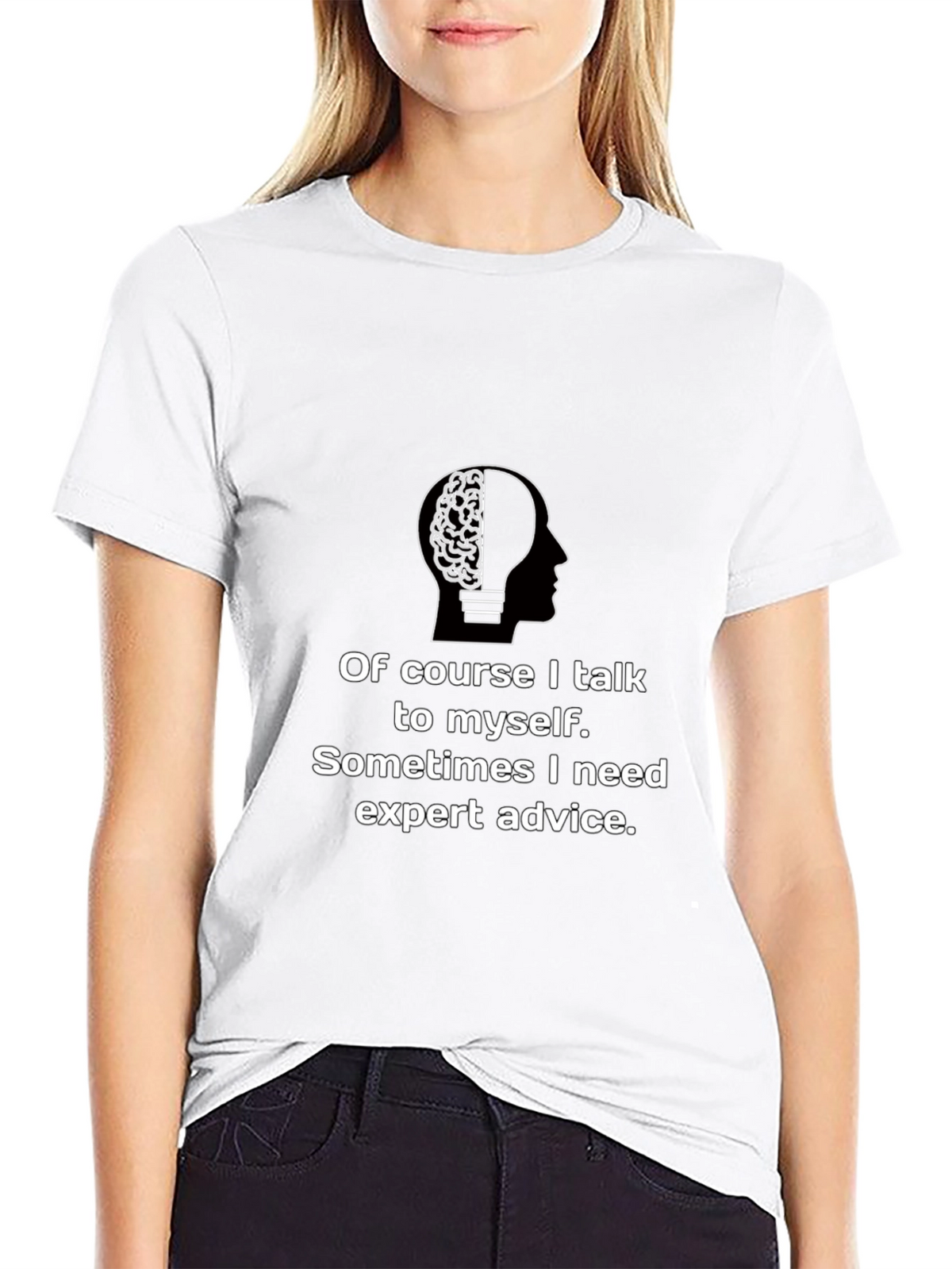 Expert Advice T-Shirt - Funny Brain Tee