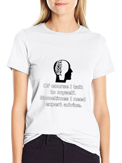 Expert Advice T-Shirt - Funny Brain Tee