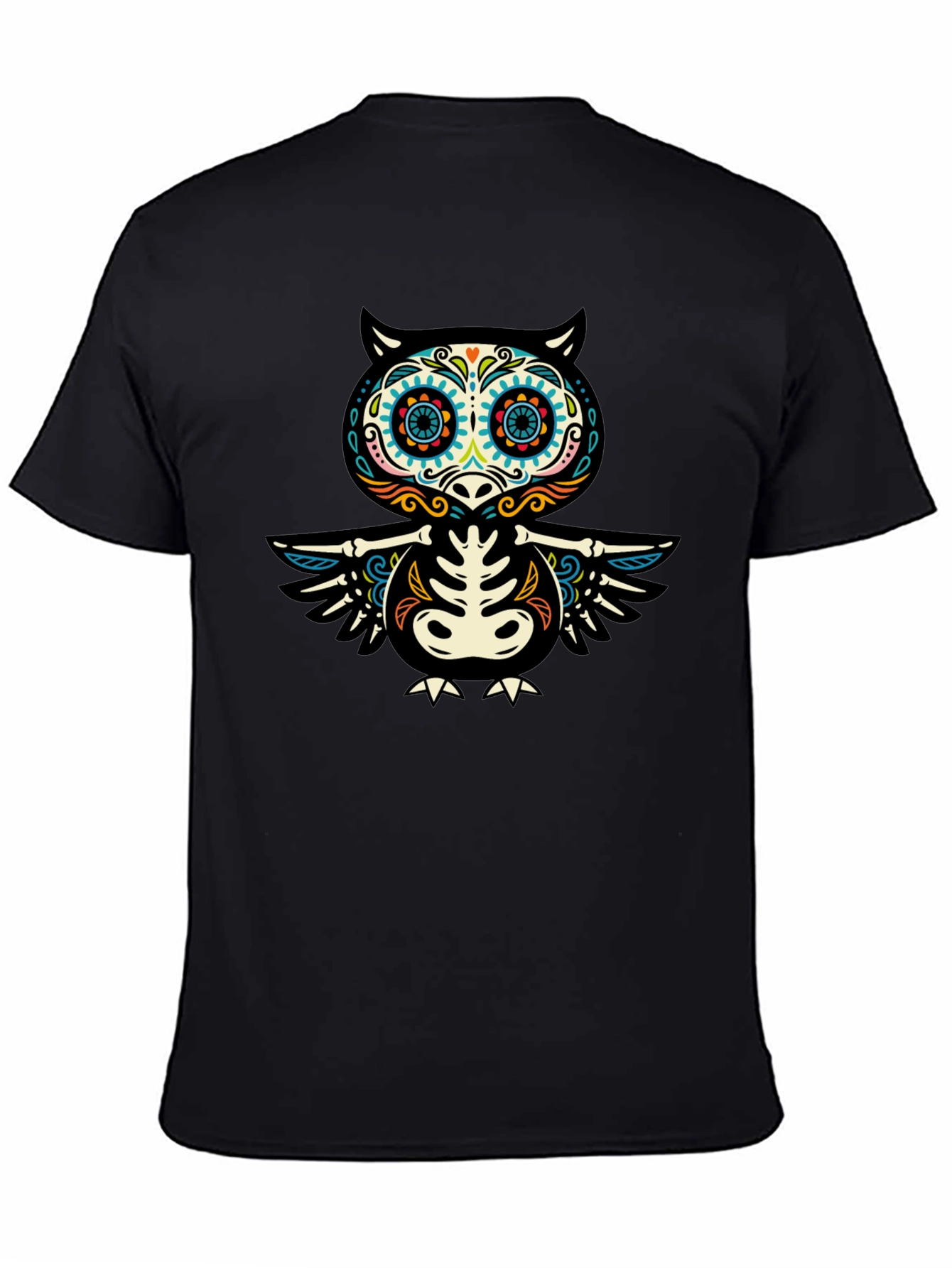 Day of the Dead Owl T-Shirt