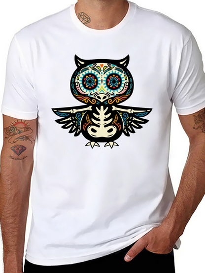 Day of the Dead Owl T-Shirt