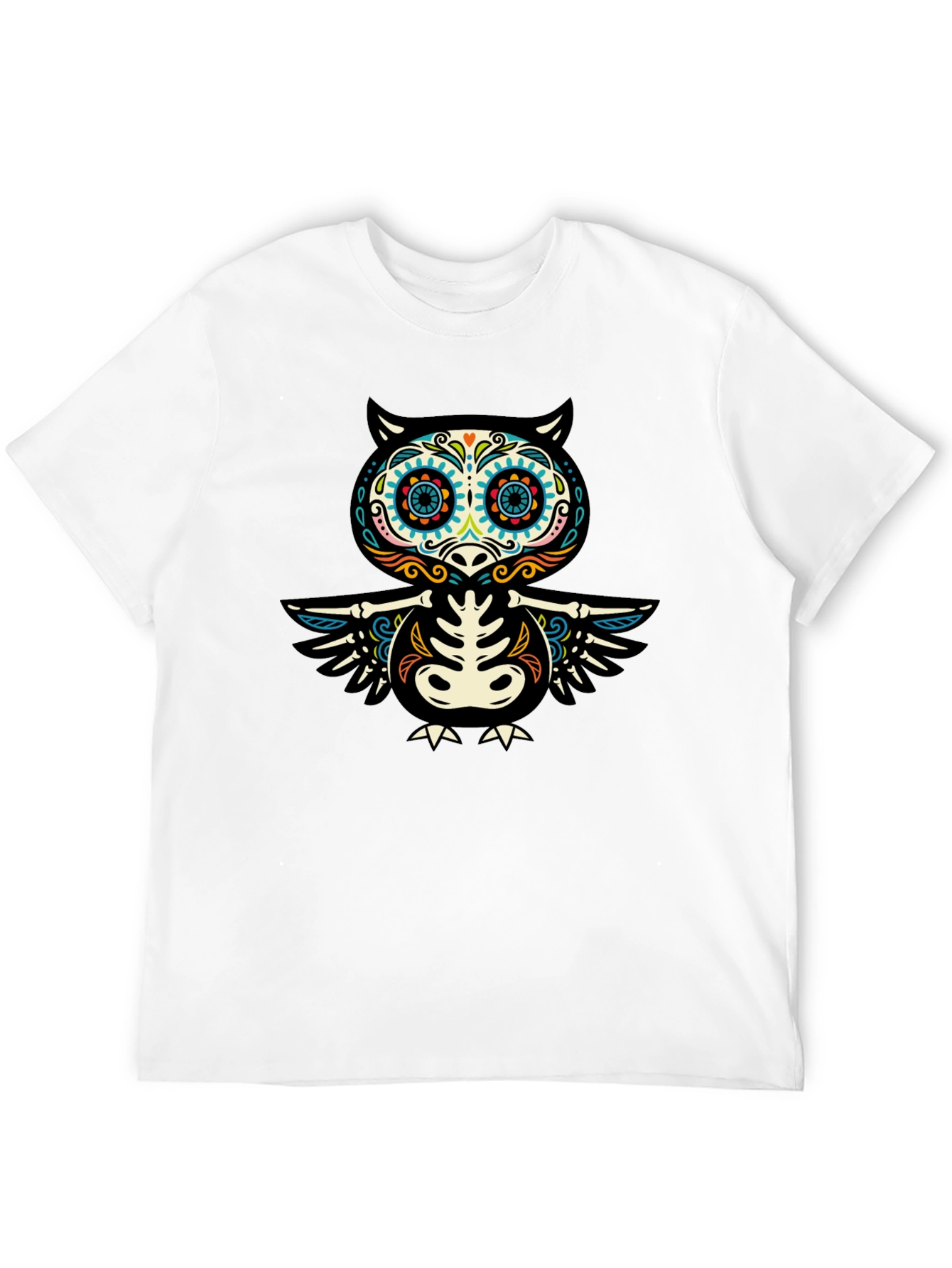 Day of the Dead Owl T-Shirt