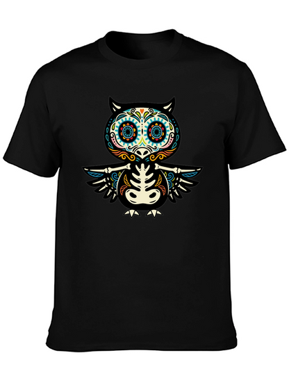 Day of the Dead Owl T-Shirt