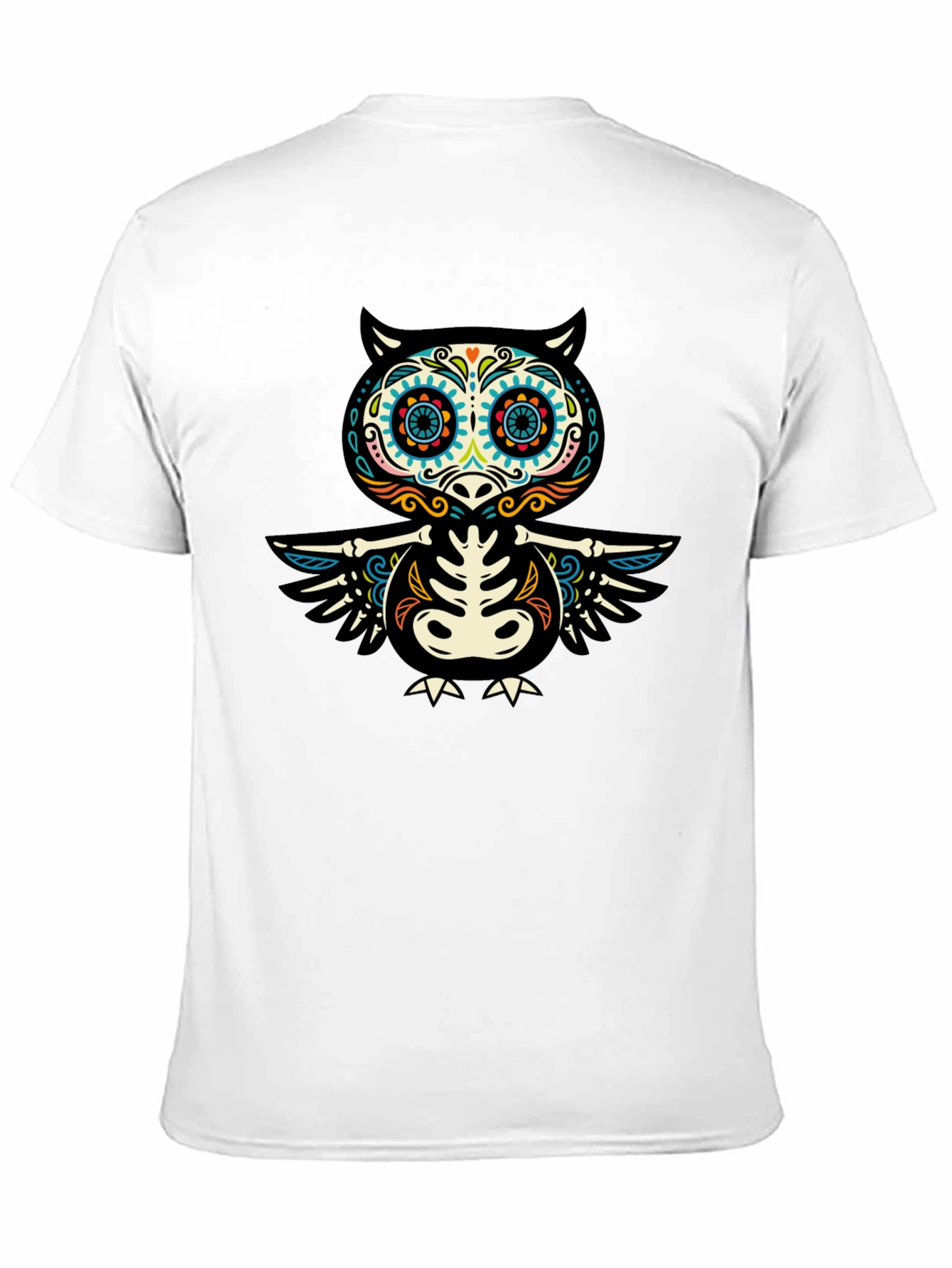 Day of the Dead Owl T-Shirt