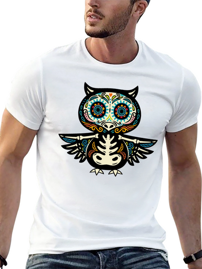 Day of the Dead Owl T-Shirt
