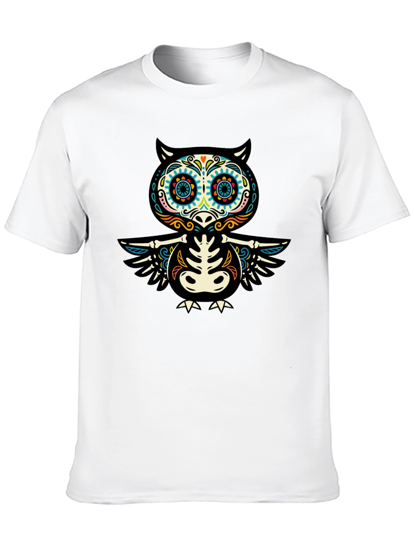 Day of the Dead Owl T-Shirt