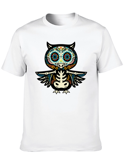 Day of the Dead Owl T-Shirt