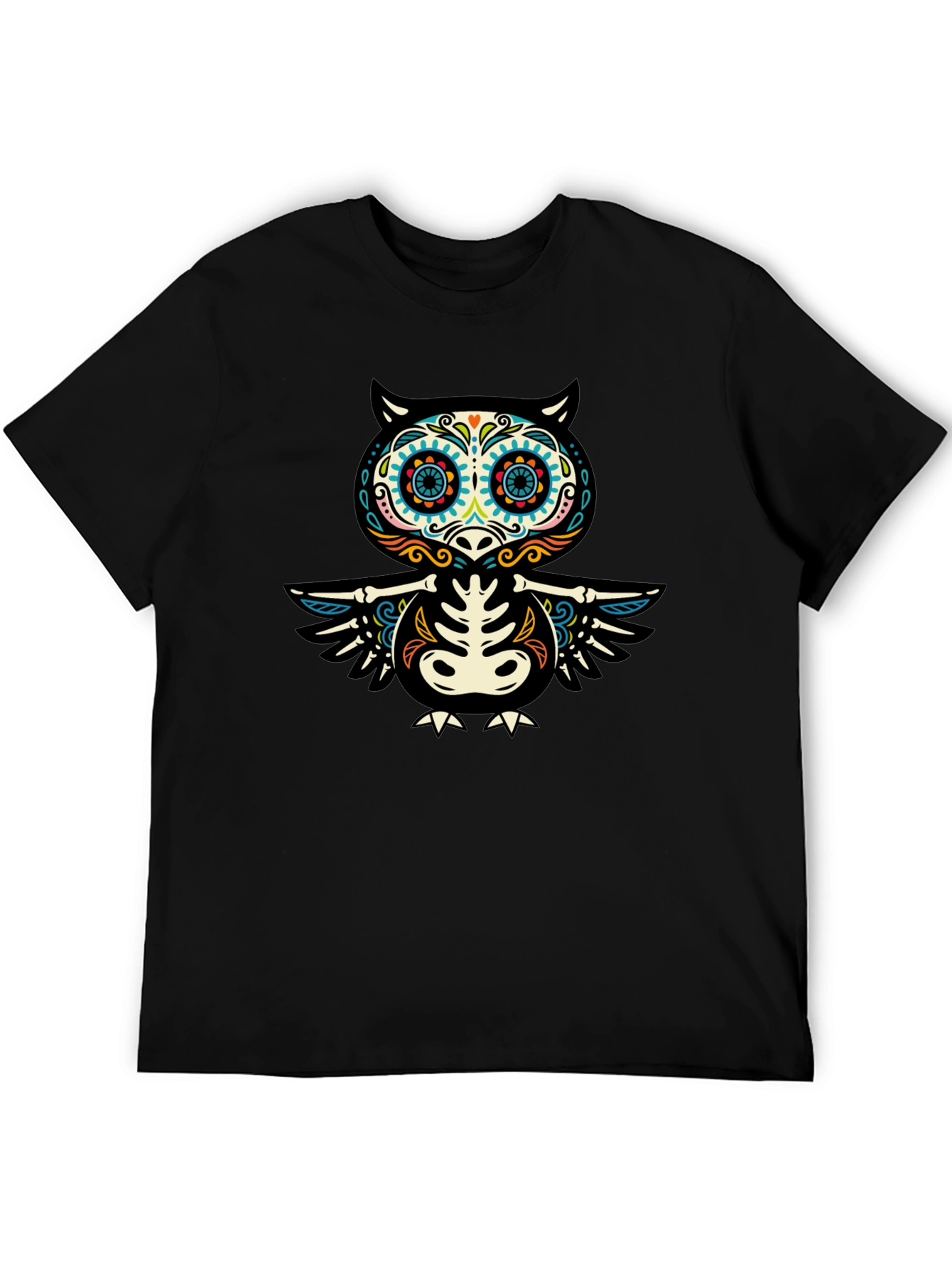Day of the Dead Owl T-Shirt