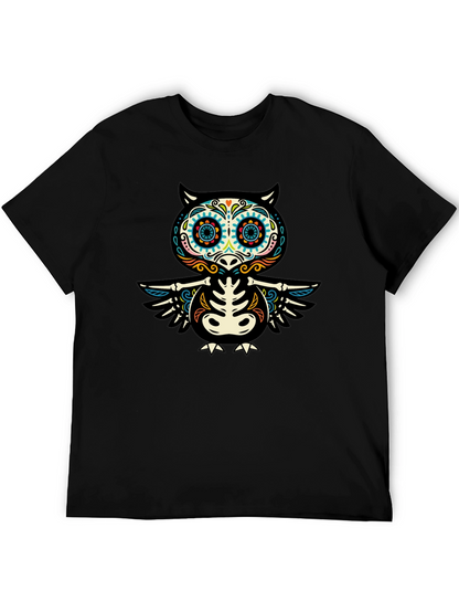Day of the Dead Owl T-Shirt