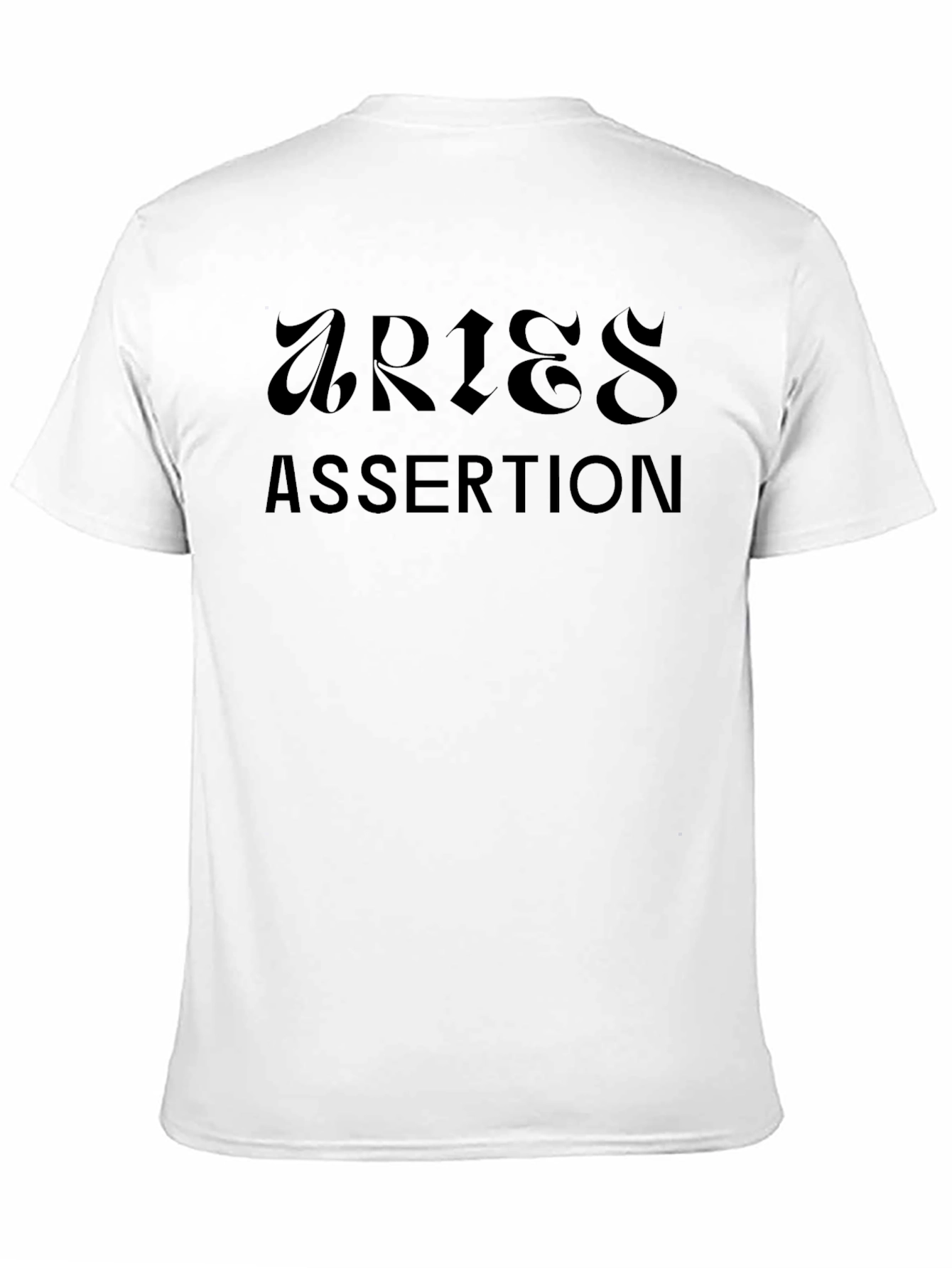 Aries Assertion Black Graphic T-Shirt