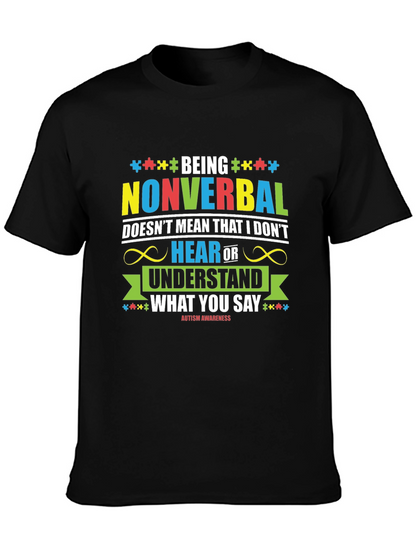 Autism Awareness Nonverbal T-Shirt