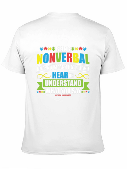 Autism Awareness Nonverbal T-Shirt
