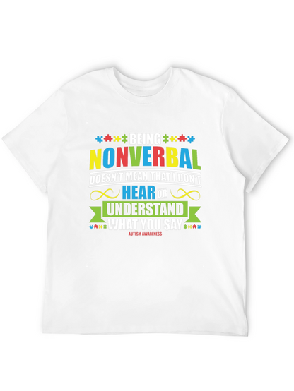 Autism Awareness Nonverbal T-Shirt