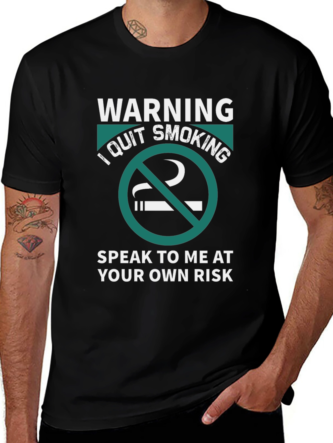 Warning: I Quit Smoking - Graphic T-Shirt