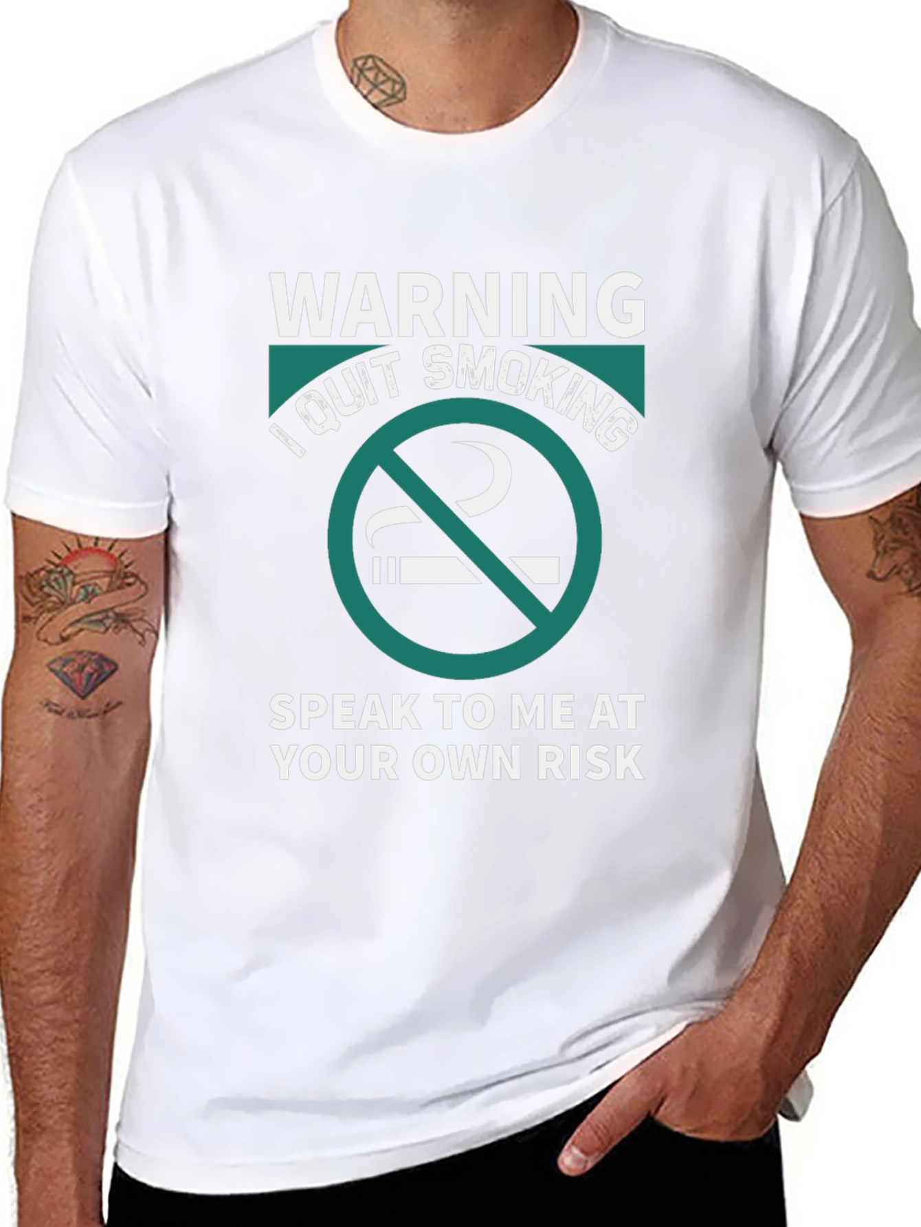 Warning: I Quit Smoking - Graphic T-Shirt
