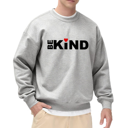 Positive Message Be Kind Heart Design Crewneck