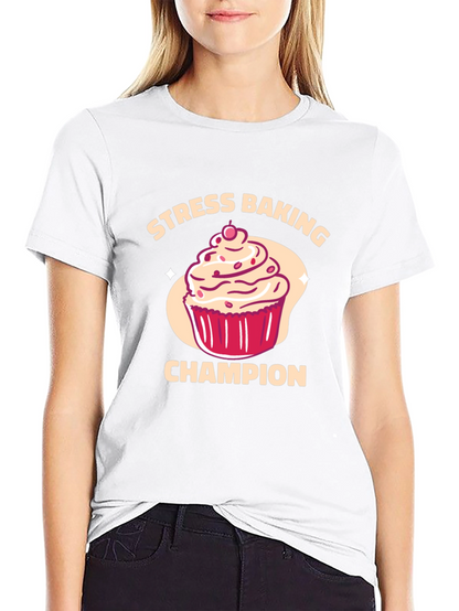 Stress Baking Champion Graphic Tee