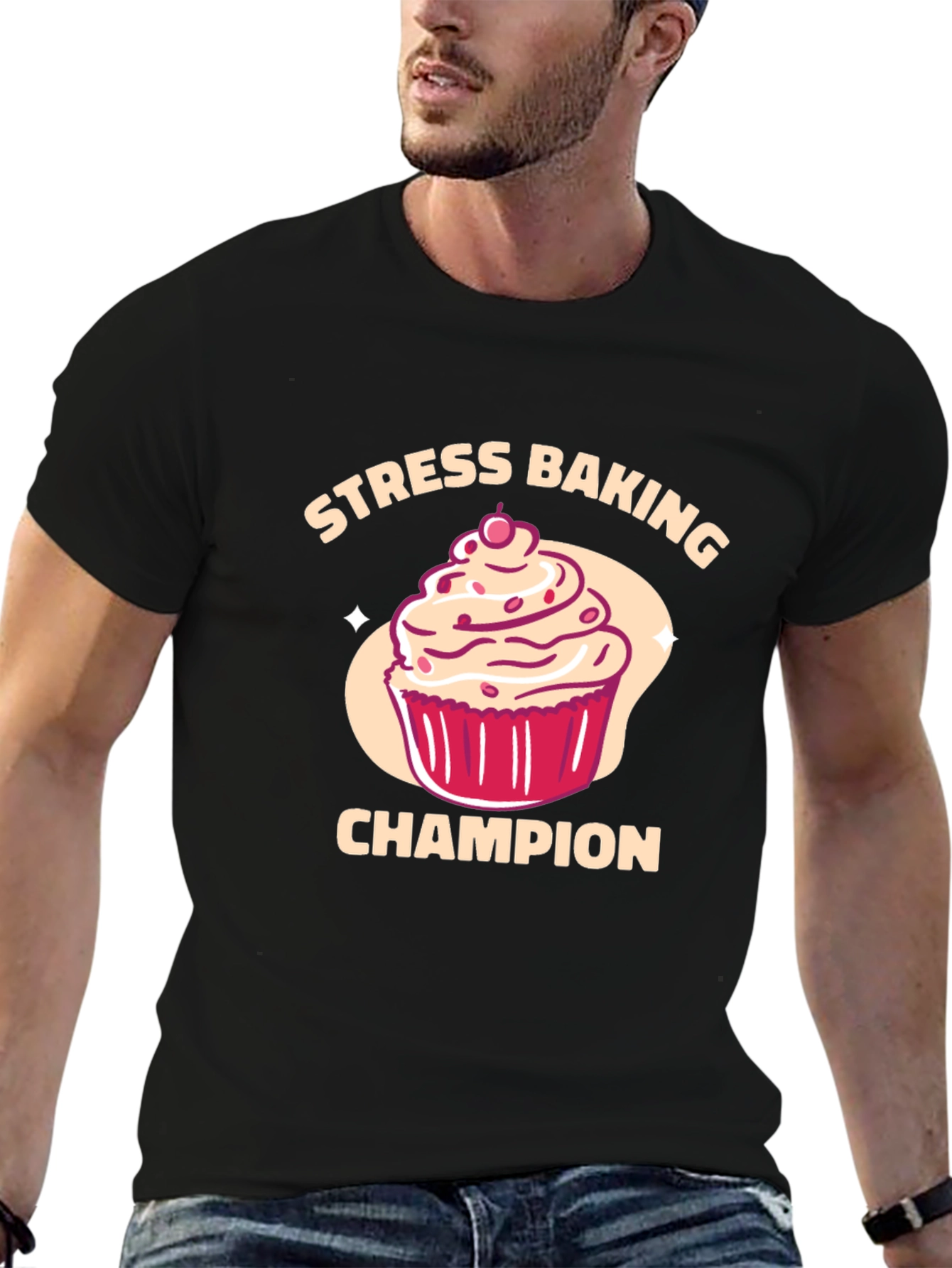 Stress Baking Champion Graphic Tee
