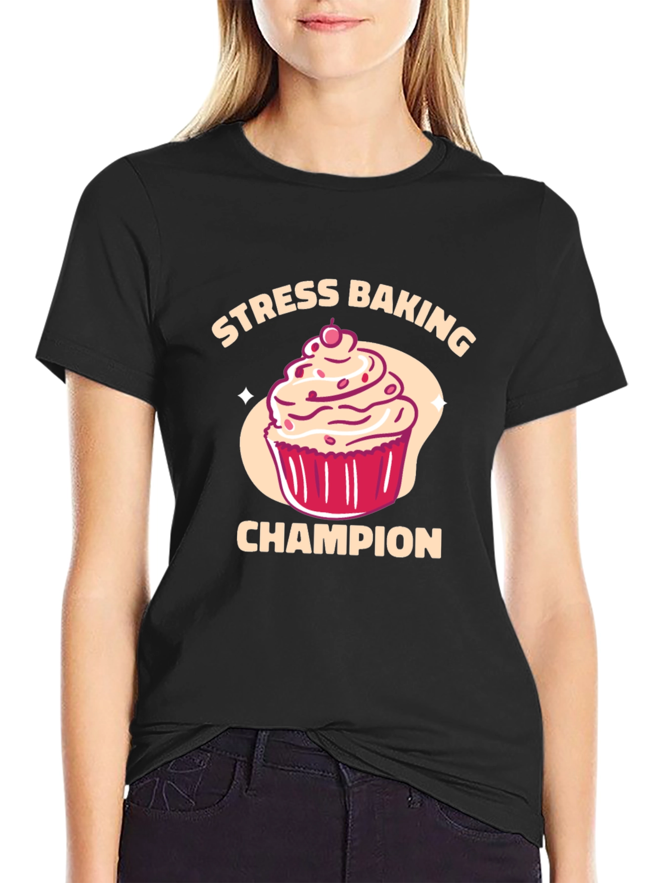 Stress Baking Champion Graphic Tee