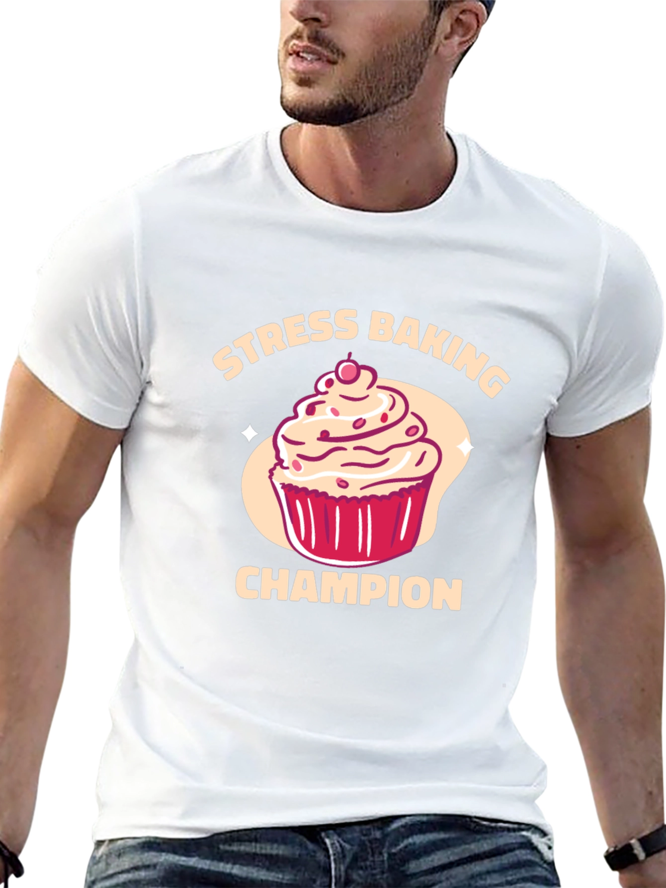 Stress Baking Champion Graphic Tee