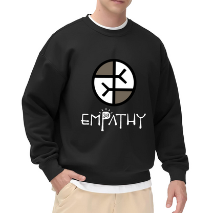 Empathy Symbol Crewneck Sweatshirt - Kindness Compassion Mental Health Pullover