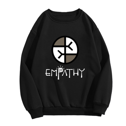 Empathy Symbol Crewneck Sweatshirt - Kindness Compassion Mental Health Pullover