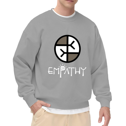 Empathy Symbol Crewneck Sweatshirt - Kindness Compassion Mental Health Pullover
