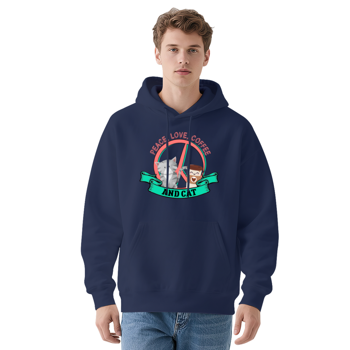 Streetwear Hoodie - Cat Lover Design