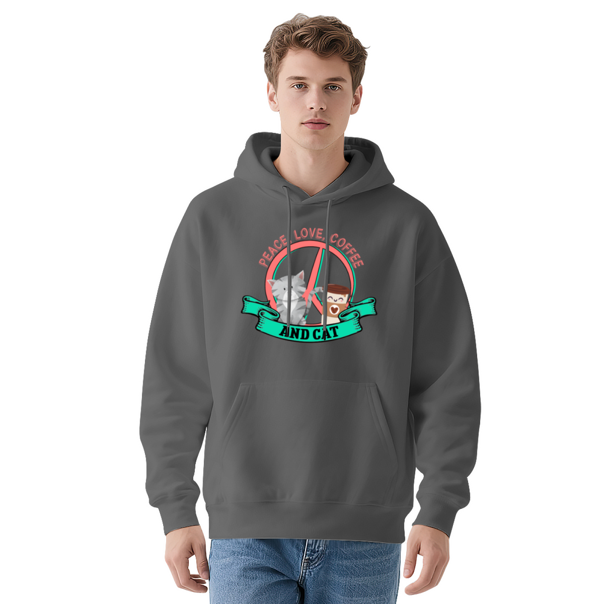 Streetwear Hoodie - Cat Lover Design