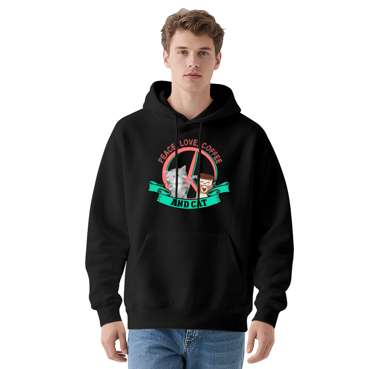 Streetwear Hoodie - Cat Lover Design