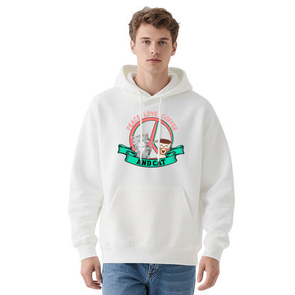 Streetwear Hoodie - Cat Lover Design